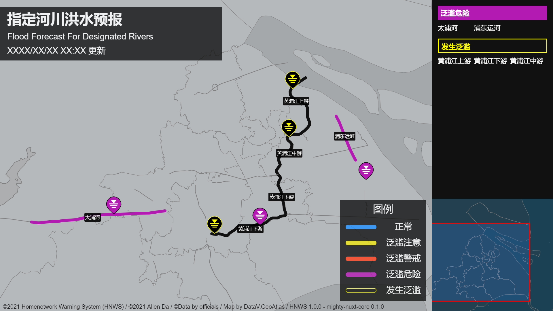 River flood information